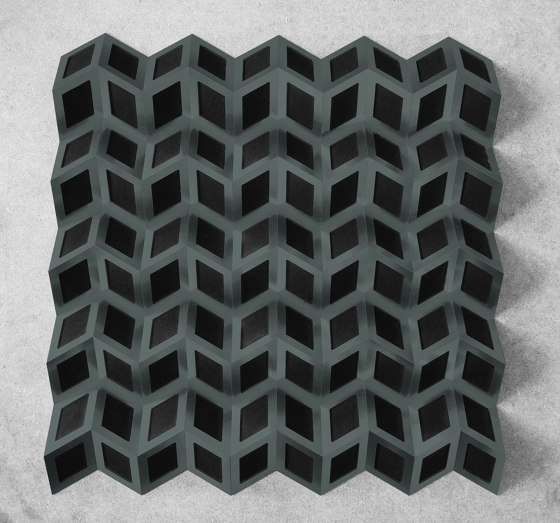 Foldwall Akustik Basaltgrau | Sound absorbing objects | Foldart