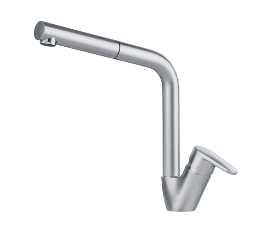 Spark Tap Pull Out Nozzle L Spout Stainless Steel Optic | Kitchen taps | Franke Home Solutions