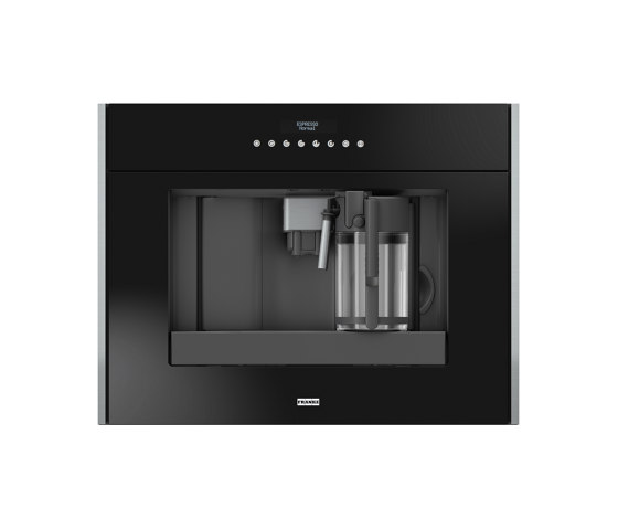 Frames by Franke Built-in Coffee Machines CM FS 45 BK Stainless Steel Glas Black | Coffee machines | Franke Home Solutions