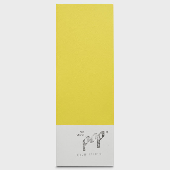 Paint Collection | Yellow Raincoat | Peintures intérieures | File Under Pop