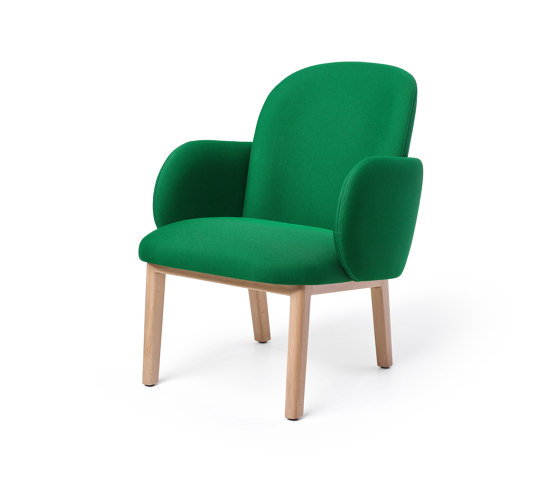 Dost Lounge Wood Darkgreen | Armchairs | PUIK