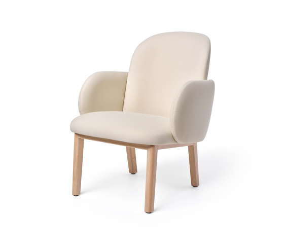 Dost Lounge Wood Ivory | Sessel | PUIK