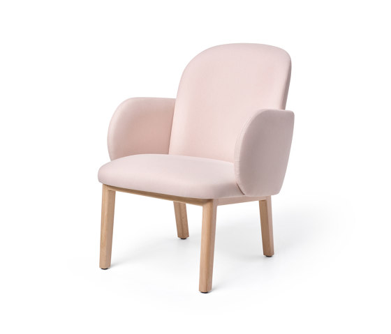 Dost Lounge Wood Pink | Sessel | PUIK