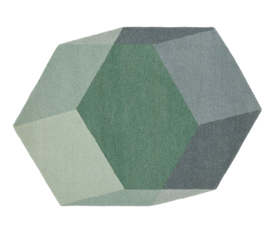 Iso Hexagon Green | Rugs | PUIK