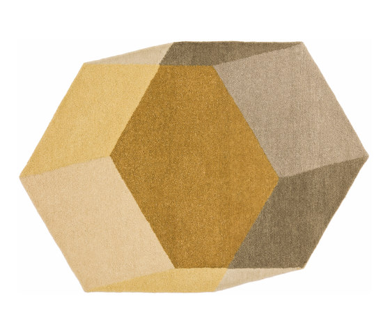Iso Hexagon Yellow | Rugs | PUIK