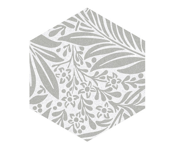 Seine | Hexágono Duroc Multicolor Blanco | Ceramic tiles | VIVES Cerámica
