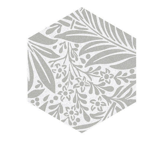 Seine | Hexágono Duroc Multicolor Blanco | Ceramic tiles | VIVES Cerámica
