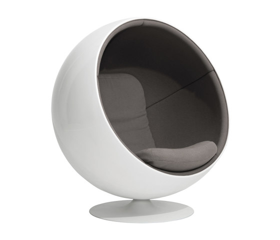 Ball chair, upholstery: Light Grey EA10 | Sessel | Eero Aarnio Originals
