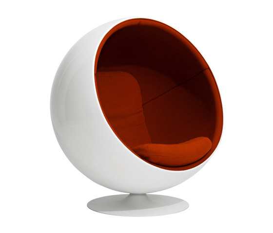 Ball chair, upholstery: Red EA05 | Poltrone | Eero Aarnio Originals