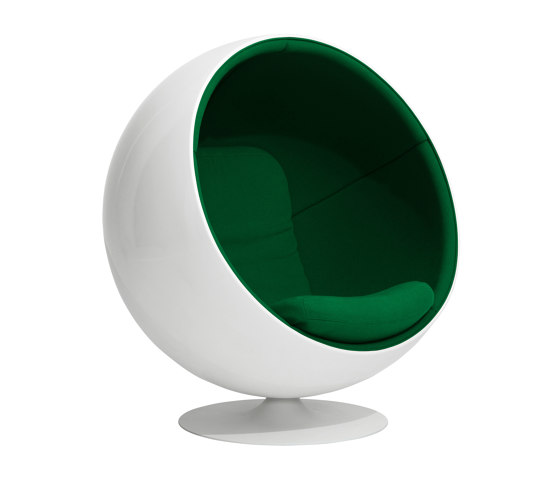 Ball chair, upholstery: Dark Green EA06 | Poltrone | Eero Aarnio Originals