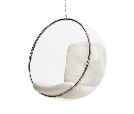 Bubble, white leather cushions | Schaukeln | Eero Aarnio Originals