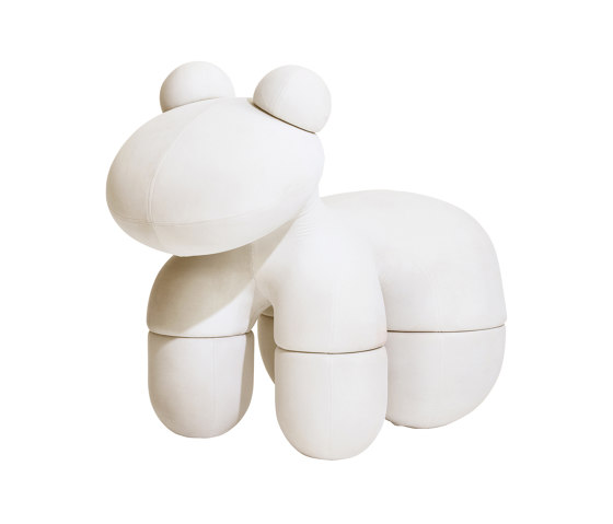 Pony, upholstery: natural white | Poufs | Eero Aarnio Originals