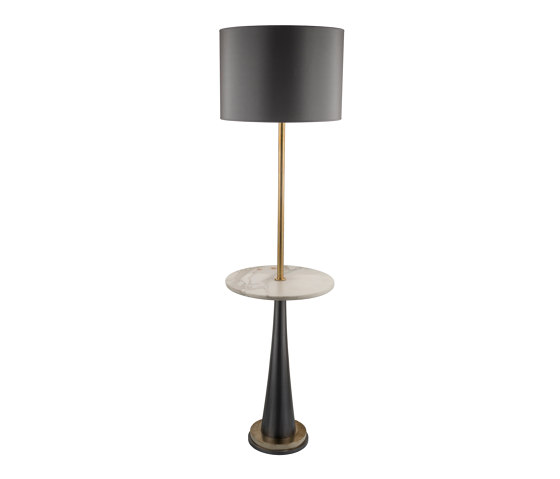 I-Conic | Vintage
Floor lamp with table | Luminaires sur pied | Bronzetto