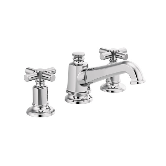 Widespread with Angled Spout and Cross Handles | Rubinetteria lavabi | Brizo