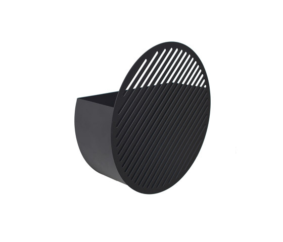 Diagonal Wall Basket Large Black | Shelving | Swedish Ninja