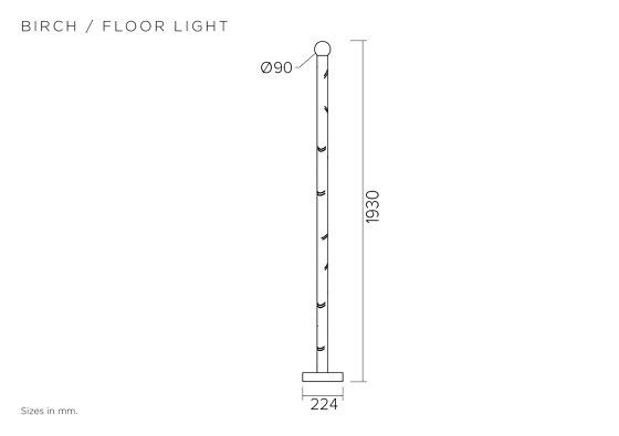 Birch 438OL-F03 | Luminaires de sol | Atelier Areti