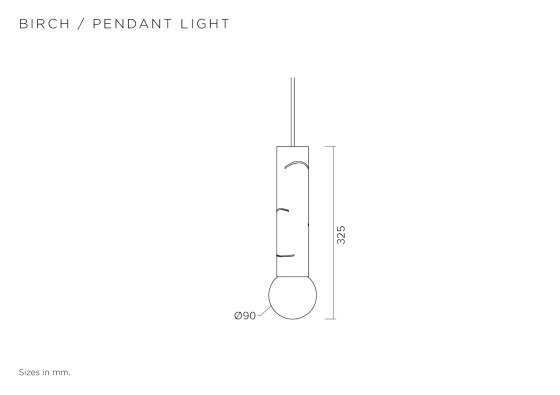Birch 438OL-P01 | Lámparas de suspensión | Atelier Areti