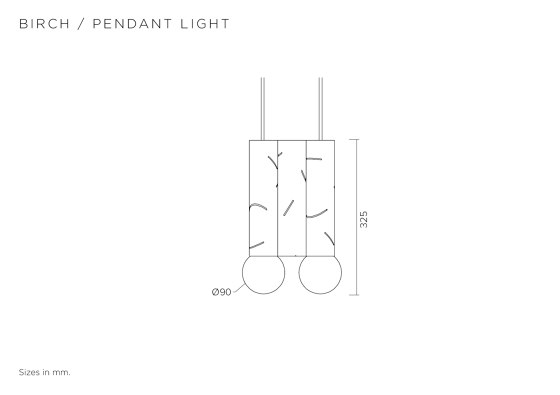 Birch 438OL-P02 | Lámparas de suspensión | Atelier Areti