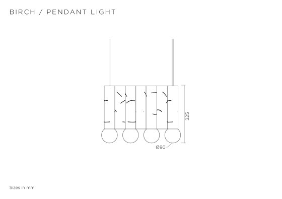Birch 438OL-P04 | Lámparas de suspensión | Atelier Areti