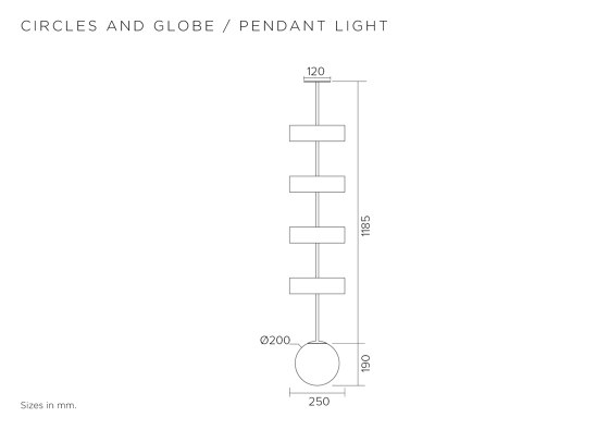 Circle ang globe 327OL-P01 | Lámparas de suspensión | Atelier Areti
