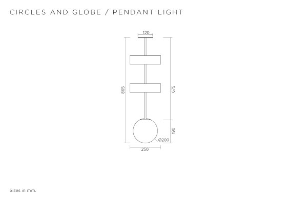 Circle ang globe 327OL-P02 | Lampade sospensione | Atelier Areti