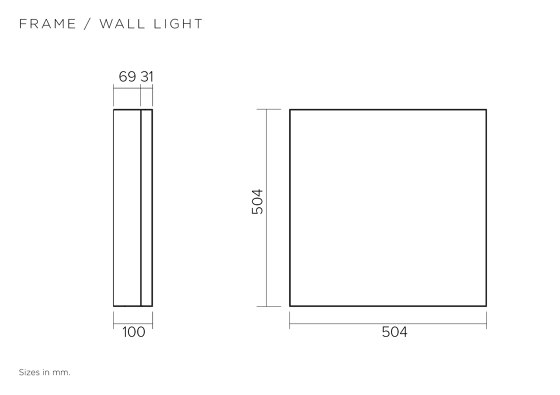Frame 375OL-W01 | Wall lights | Atelier Areti