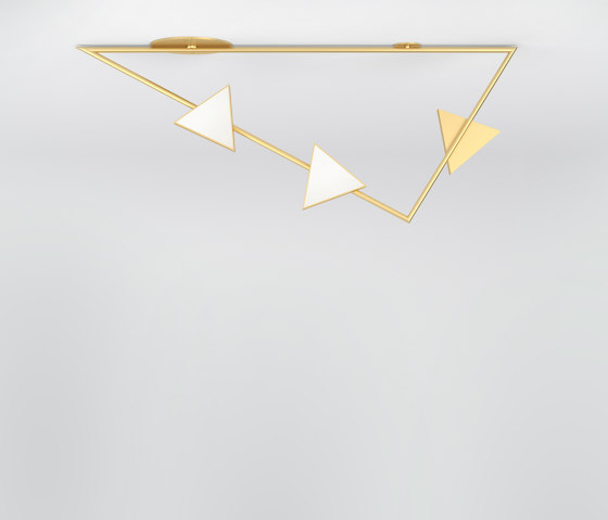 Girlande with flat triangles 366OL-C01 | Deckenleuchten | Atelier Areti