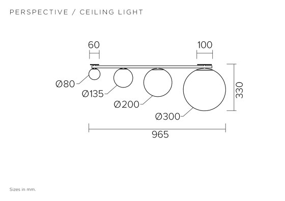 Perspective 432OL-C02 | Ceiling lights | Atelier Areti