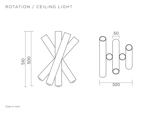 Rotation 437OL-C01 | Lámparas de techo | Atelier Areti