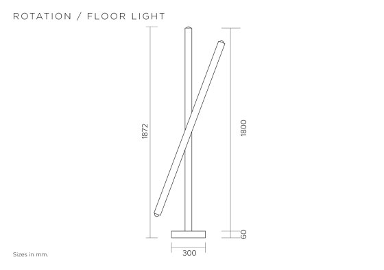 Rotation 437OL-F01 | Lámparas de suelo | Atelier Areti