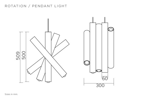Rotation 437OL-P02 | Lámparas de suspensión | Atelier Areti