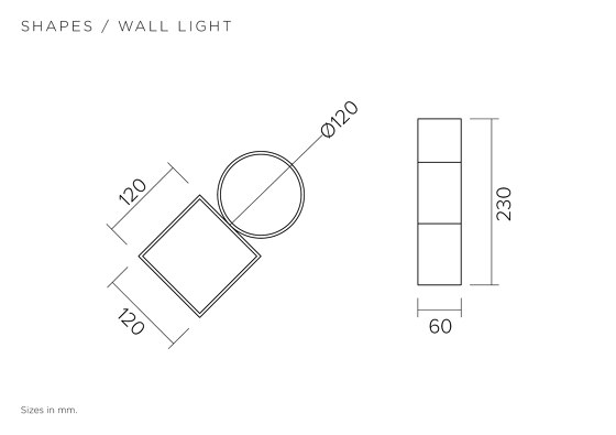 Shapes 359OL-W01 | Lampade parete | Atelier Areti