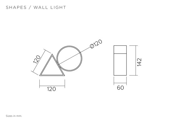Shapes 359OL-W02 | Lampade parete | Atelier Areti