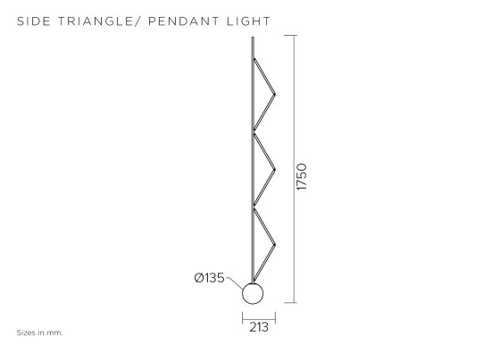 Side triangle 426OL-P01 | Lampade sospensione | Atelier Areti