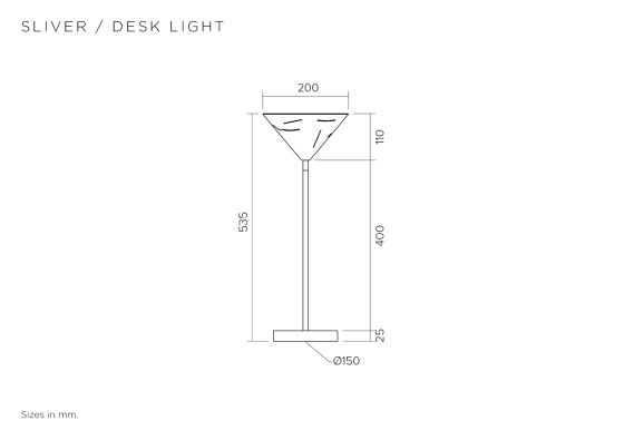 Sliver 325OL-D02 | Luminaires de table | Atelier Areti