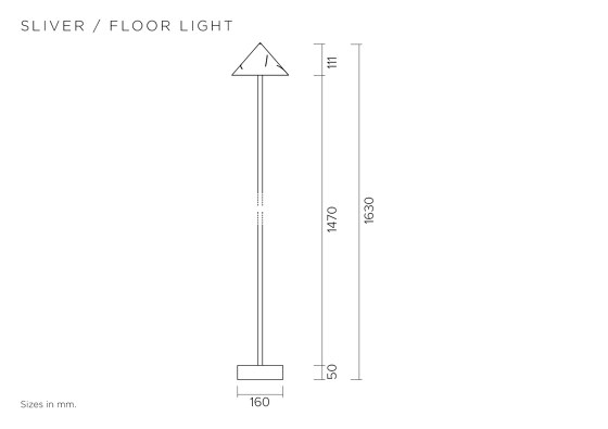Sliver 325OL-F01 | Lampade pavimento | Atelier Areti