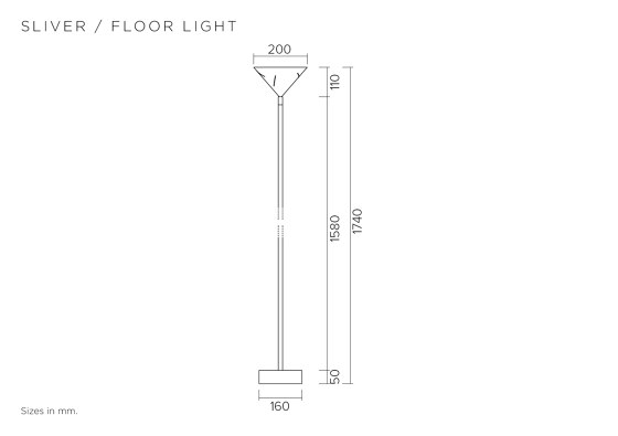Sliver 325OL-F02 | Lampade pavimento | Atelier Areti
