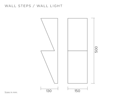 Wall steps 387OL-W01 | Wandleuchten | Atelier Areti