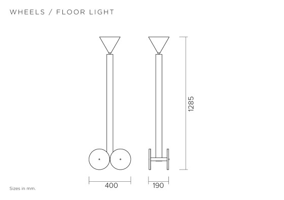 Wheels 409OL-F01 | Lámparas de suelo | Atelier Areti