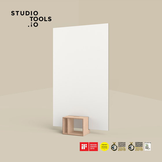 Cube – Whiteboard Stand and Stool | Paredes móviles | Studiotools