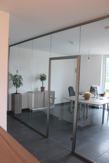 Slim Trennwand mit Tür Architonic