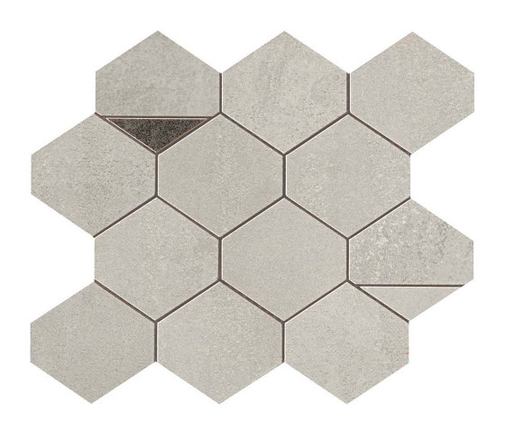 Blaze Aluminium Mosaico Nest | Carrelage céramique | Atlas Concorde