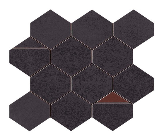 Blaze Iron Mosaico Nest | Carrelage céramique | Atlas Concorde