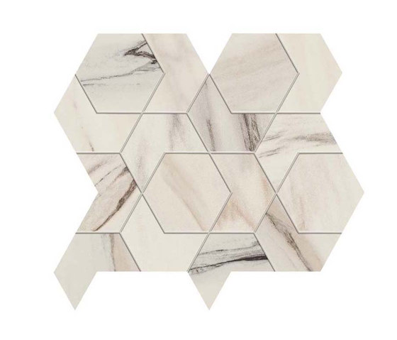 Marvel Bianco Fantastico HEX | Mosaicos de cerámica | Atlas Concorde