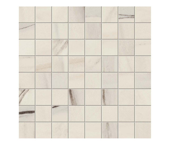 Marvel Bianco Fantastico Mosaico Matt | Mosaicos de cerámica | Atlas Concorde