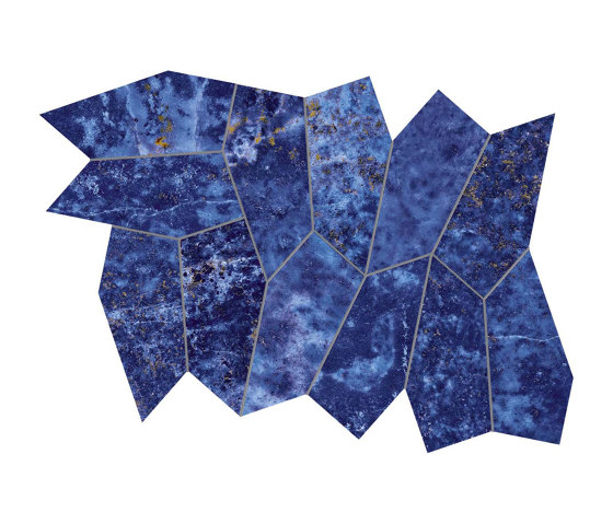 Marvel Ultramarine Leaf Lapp | Mosaicos de cerámica | Atlas Concorde