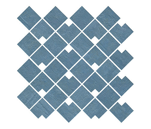 Raw Blue BLOCK | Ceramic mosaics | Atlas Concorde