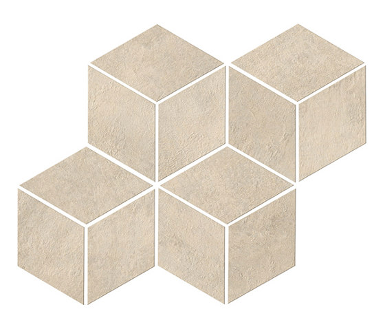 Raw Sand Mosaico Esagono | Mosaïques céramique | Atlas Concorde