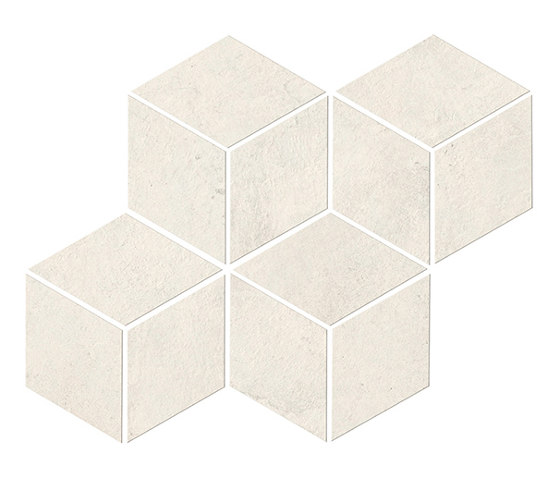Raw White Mosaico Esagono | Mosaïques céramique | Atlas Concorde