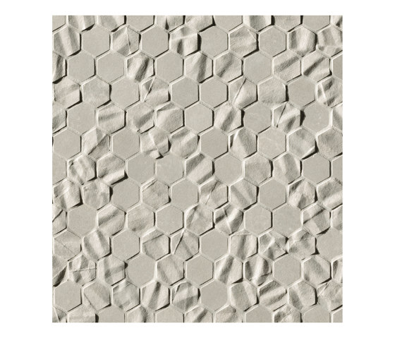 Bloom Grey Star Esagono Mosaico | Azulejos de pared | Fap Ceramiche